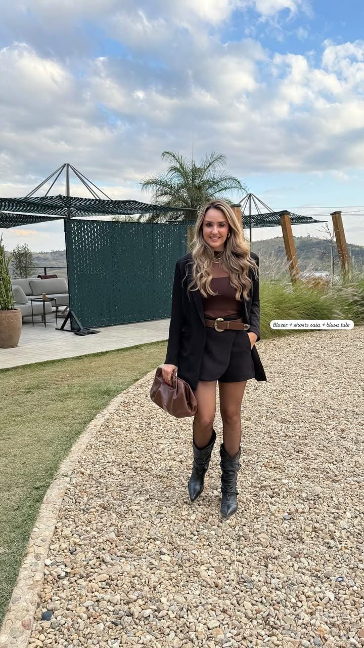 Blazer Alfaiataria Bolsos