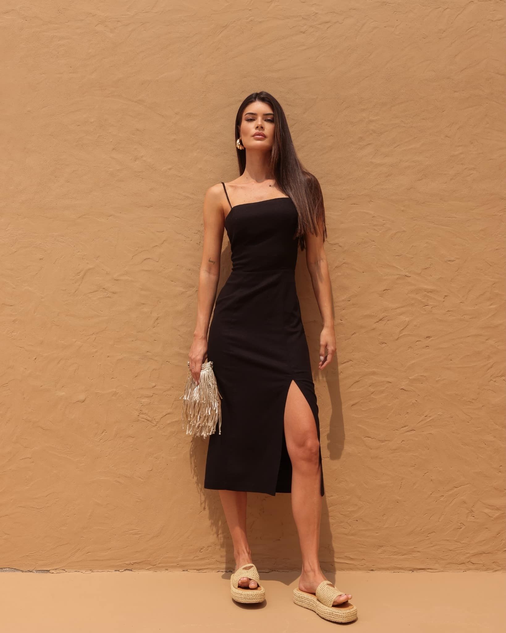 Vestido Midi Amarração