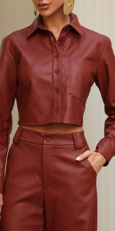 Camisa Couro Vip Camisa Couro Vip