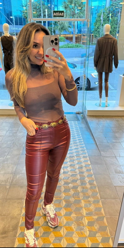 Calça Resinada Samantha 