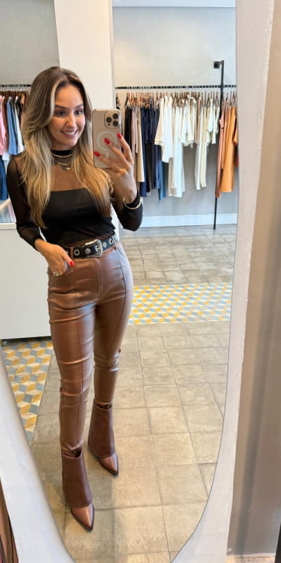 Calça Resinada Samantha 