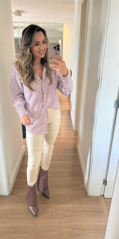 Calça Resinada Samantha 
