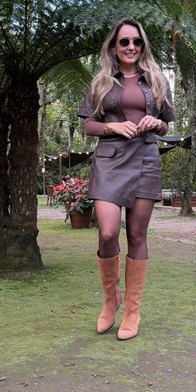 Casaqueto Efeito Leather