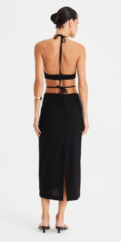 Vestido Longuete Fivela