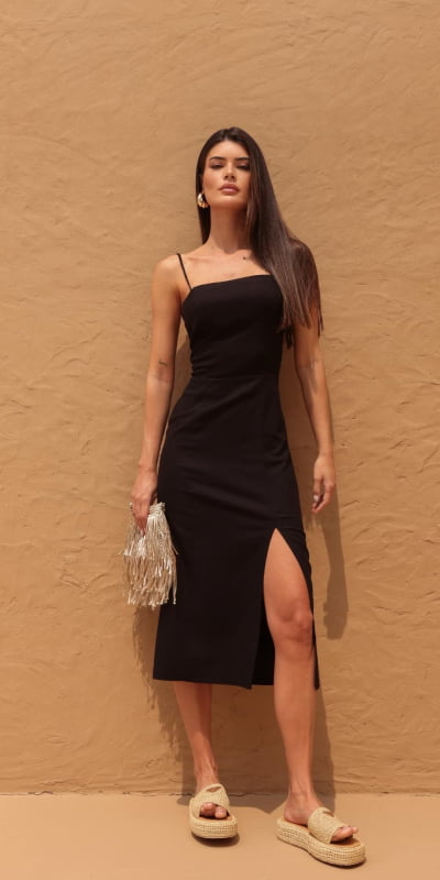 Vestido Midi Amarração