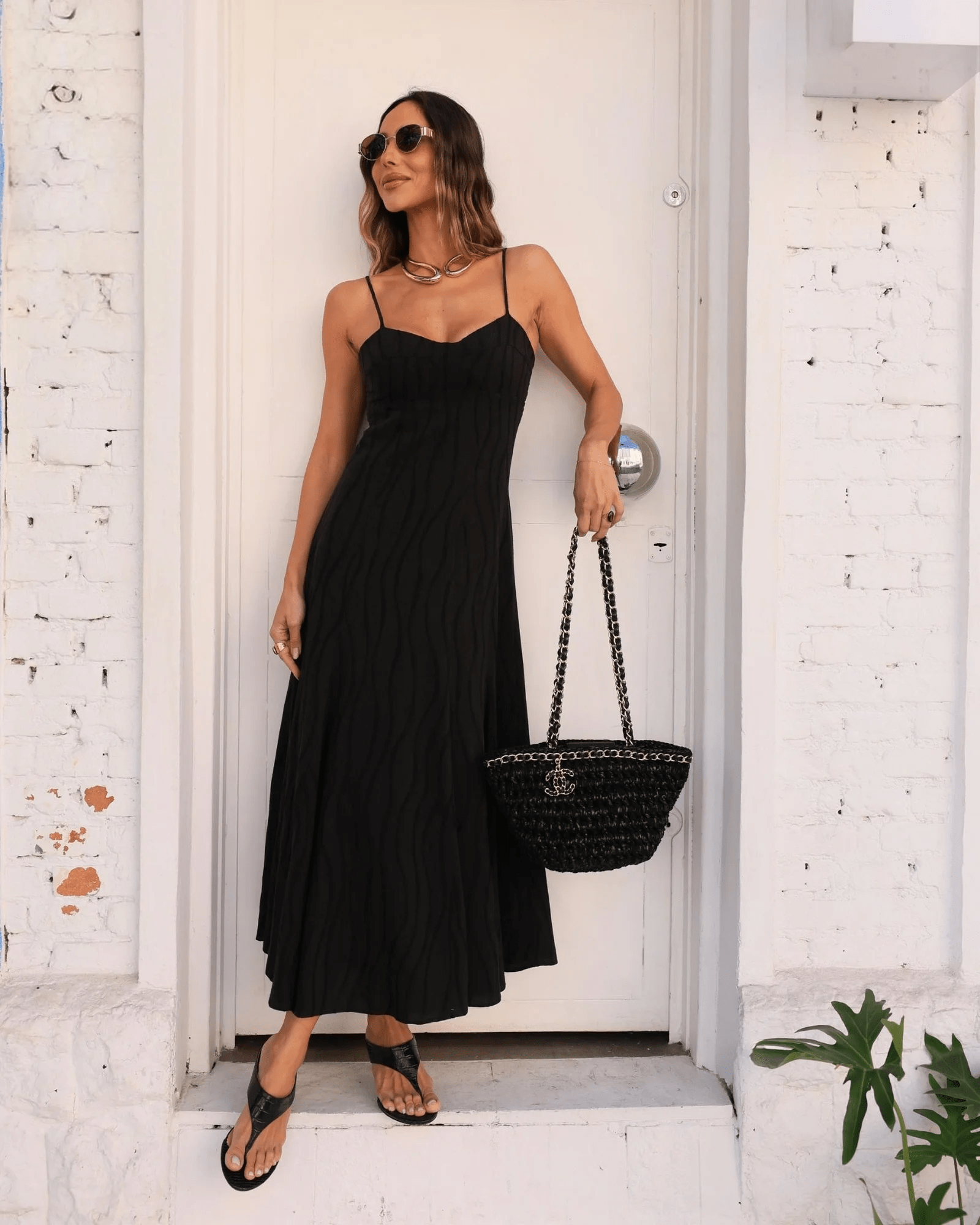 Vestido Midi Textura