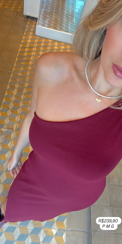 Vestido Um Ombro Só