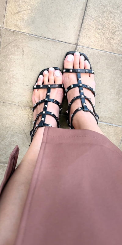 Sandália Sofia - Spikes Onix Sandália Sofia - Spikes Onix