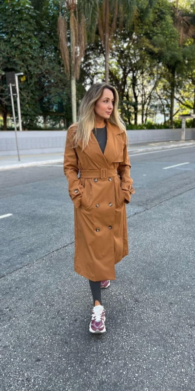 Trench Coat em Alfaiataria 