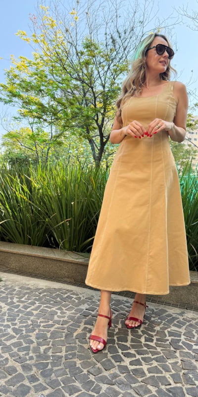 Vestido Midi Toptistich